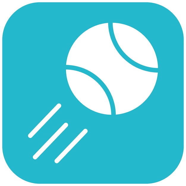 Ilustración del icono de vector de pelota rápido del conjunto de iconos de fútbol