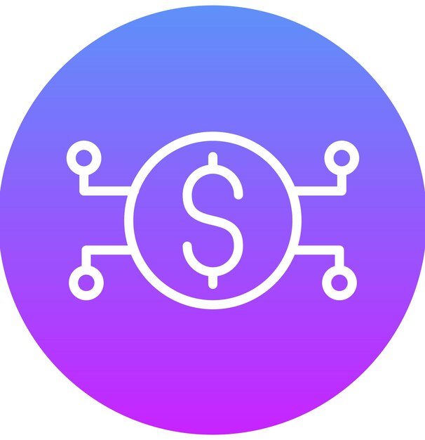 Ilustración del icono del vector de penetración del mercado del conjunto de iconos de Business Analytics