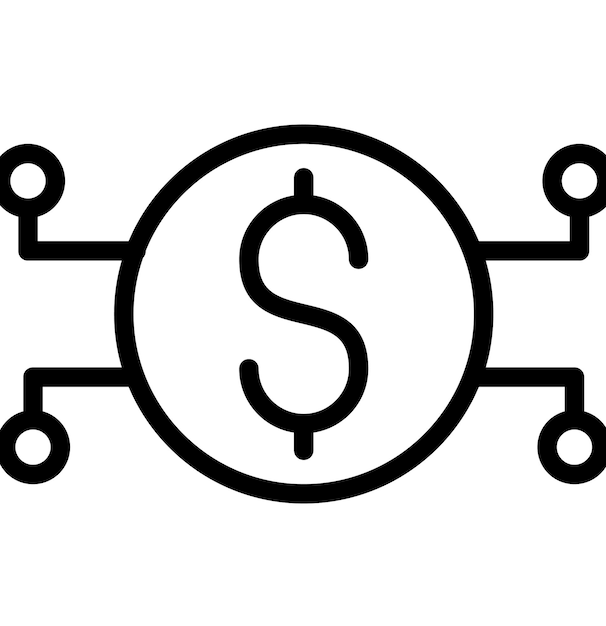 Ilustración del icono del vector de penetración del mercado del conjunto de iconos de Business Analytics