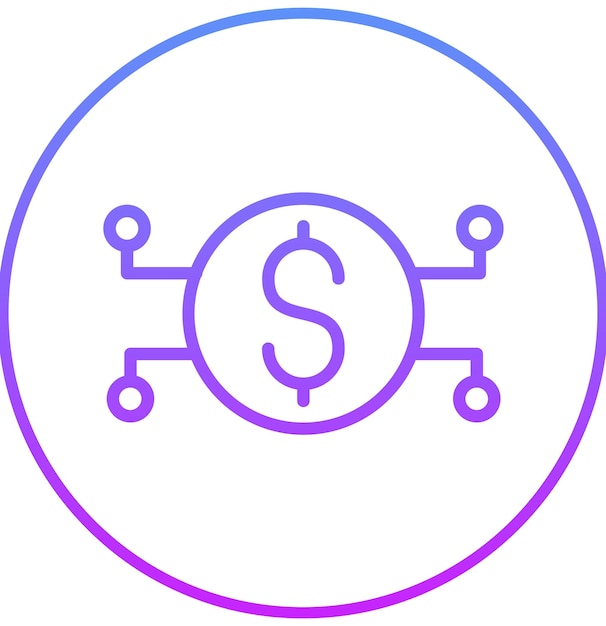 Ilustración del icono del vector de penetración del mercado del conjunto de iconos de Business Analytics