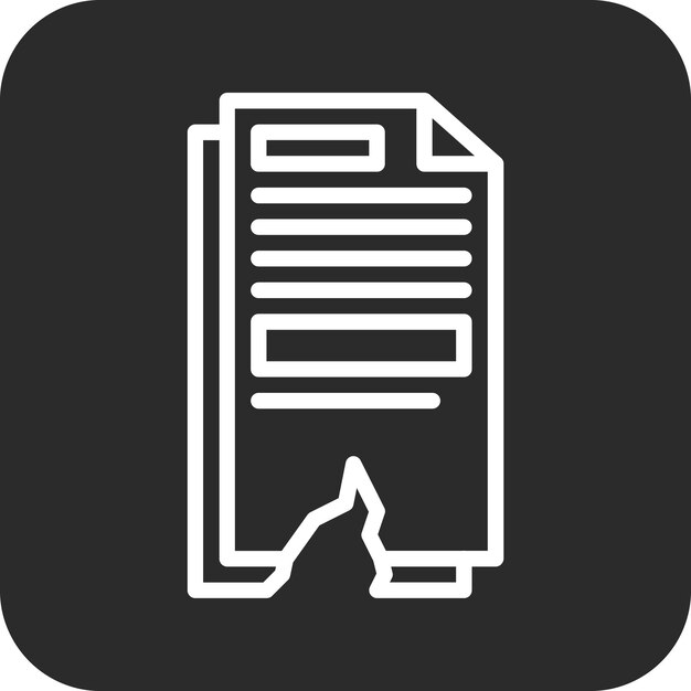 Ilustración del icono del vector de pérdida de datos del conjunto de iconos de seguridad cibernética