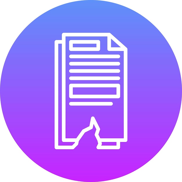 Ilustración del icono del vector de pérdida de datos del conjunto de iconos de seguridad cibernética