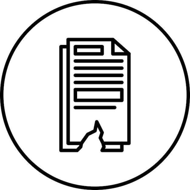 Ilustración del icono del vector de pérdida de datos del conjunto de iconos de seguridad cibernética