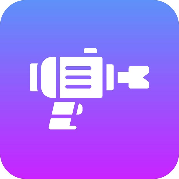 Ilustración del icono del vector de perforación automática del conjunto de iconos del proceso industrial