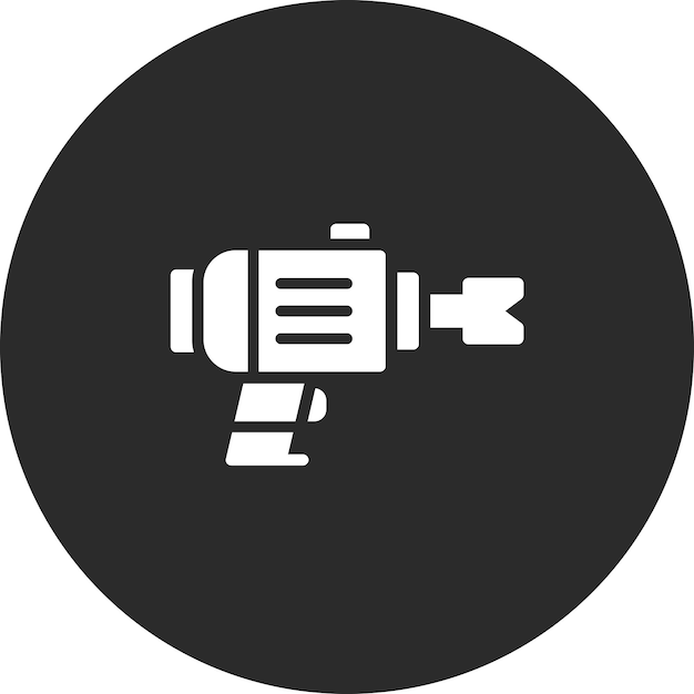 Ilustración del icono del vector de perforación automática del conjunto de iconos del proceso industrial