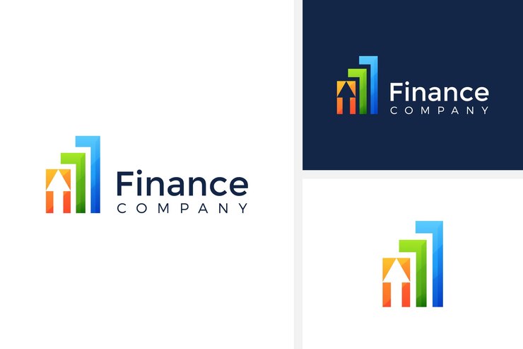 Ilustración de icono de vector de plantilla de diseño de logotipo de asesores financieros modernos creativos