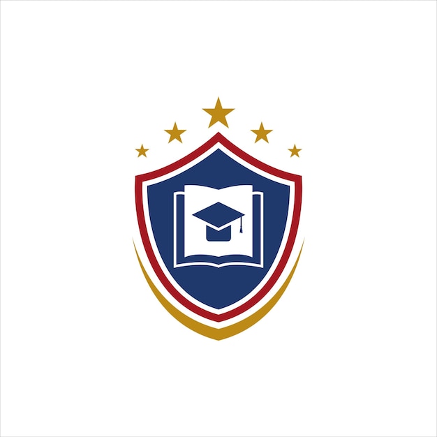 Ilustración de icono de vector de plantilla de educación