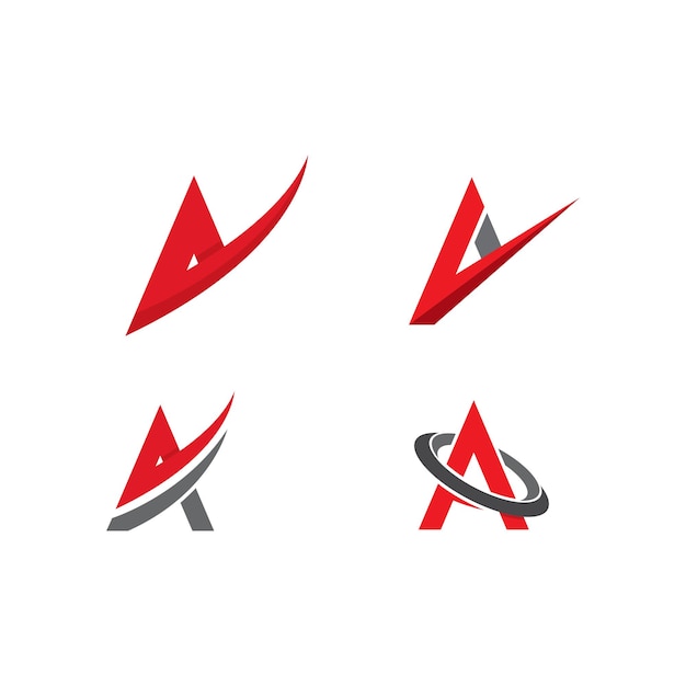Ilustración de icono de vector de plantilla de negocio de logotipo de letra