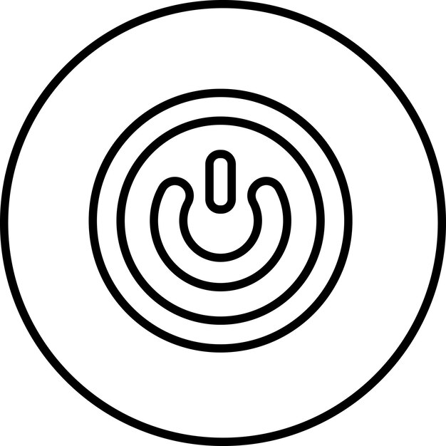 Ilustración del icono del vector de potencia del conjunto de iconos de energía renovable