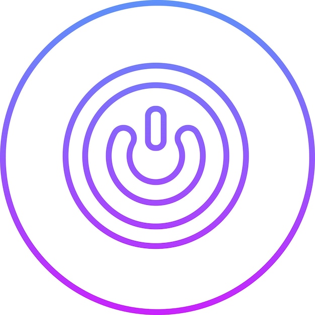 Ilustración del icono del vector de potencia del conjunto de iconos de energía renovable
