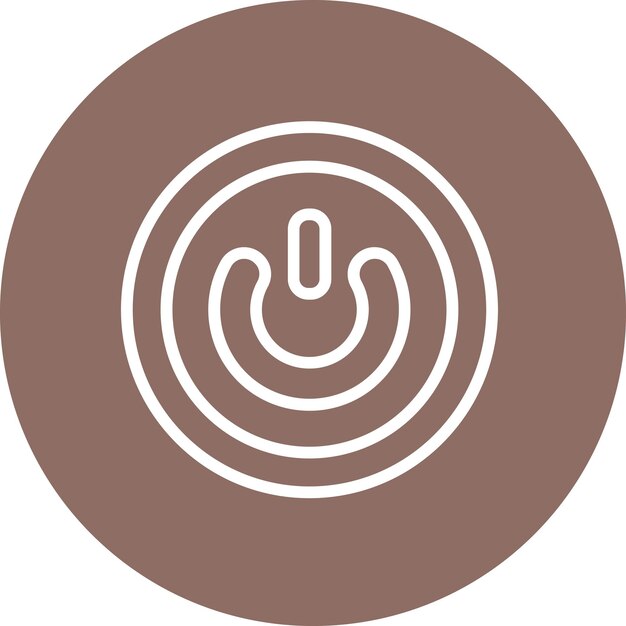 Ilustración del icono del vector de potencia del conjunto de iconos de energía renovable