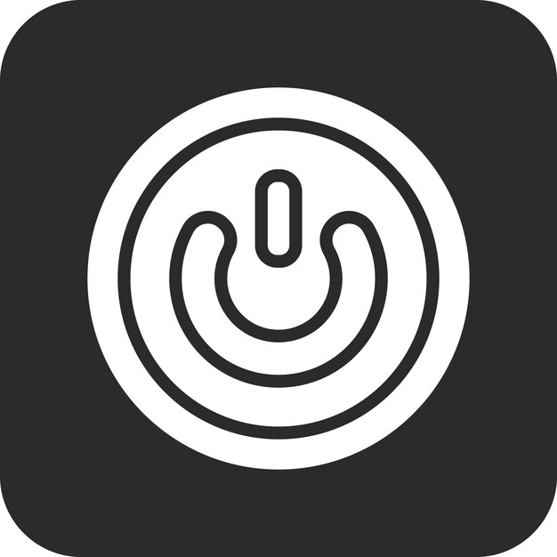 Ilustración del icono del vector de potencia del conjunto de iconos de energía renovable