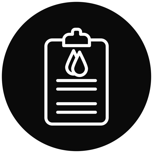 Ilustración del icono del vector de prueba del conjunto de iconos de garantía de calidad