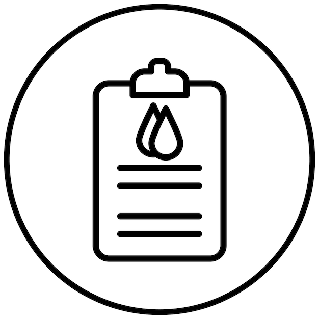Ilustración del icono del vector de prueba del conjunto de iconos de garantía de calidad