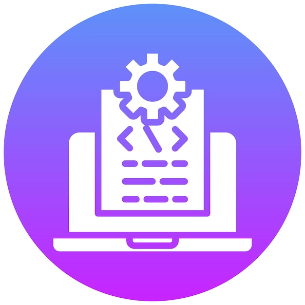 Ilustración del icono del vector de prueba manual del conjunto de iconos de garantía de calidad