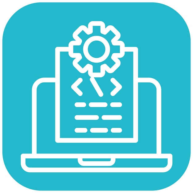 Ilustración del icono del vector de prueba manual del conjunto de iconos de garantía de calidad
