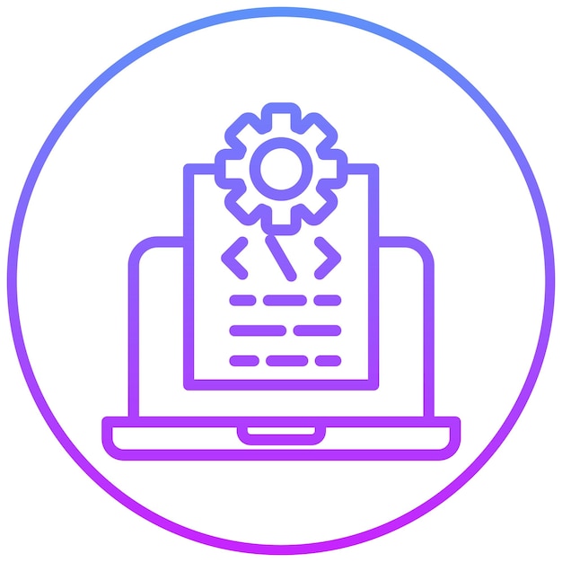 Ilustración del icono del vector de prueba manual del conjunto de iconos de garantía de calidad