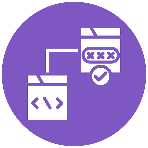 Ilustración del icono del vector de pruebas de accesibilidad del conjunto de iconos de garantía de calidad
