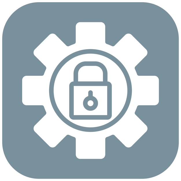 Ilustración del icono del vector de pruebas de seguridad del conjunto de iconos de garantía de calidad