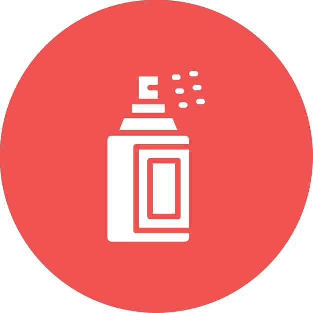 Ilustración del icono del vector de pulverización del conjunto de iconos de Mall