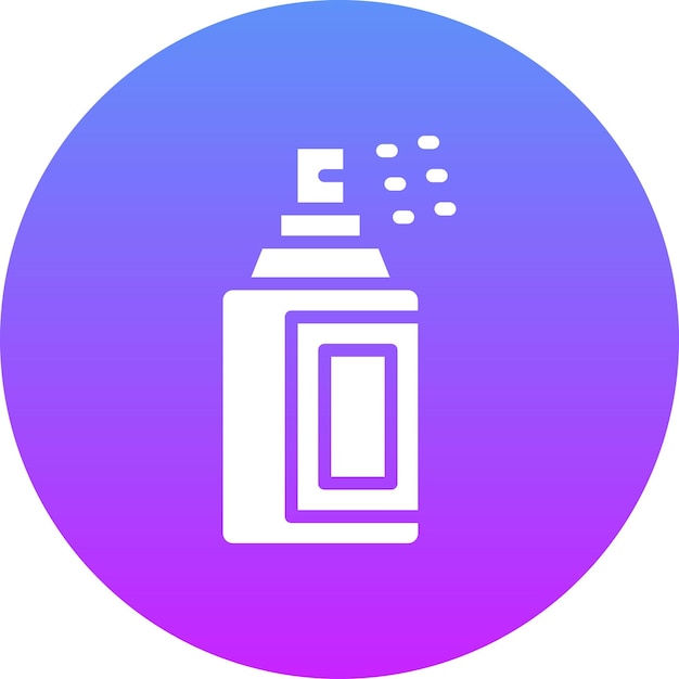 Ilustración del icono del vector de pulverización del conjunto de iconos de Mall