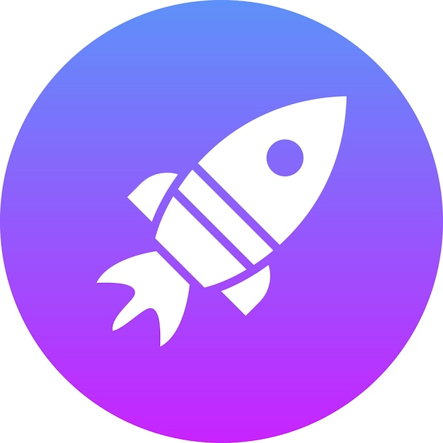 Ilustración del icono del vector de refuerzo espacial del conjunto de iconos de tecnología espacial