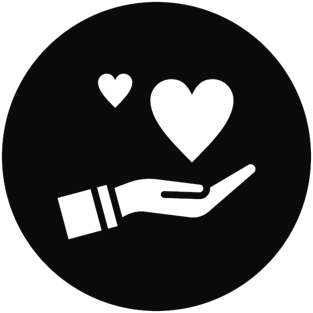 Ilustración del icono del vector de respeto del conjunto de iconos de Generation Gap
