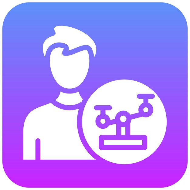 Ilustración del icono del vector de responsabilidad ética del conjunto de iconos de recursos humanos