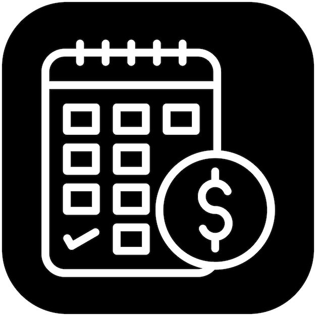 Ilustración del icono del vector de tareas a corto plazo del conjunto de iconos de Gig Economy