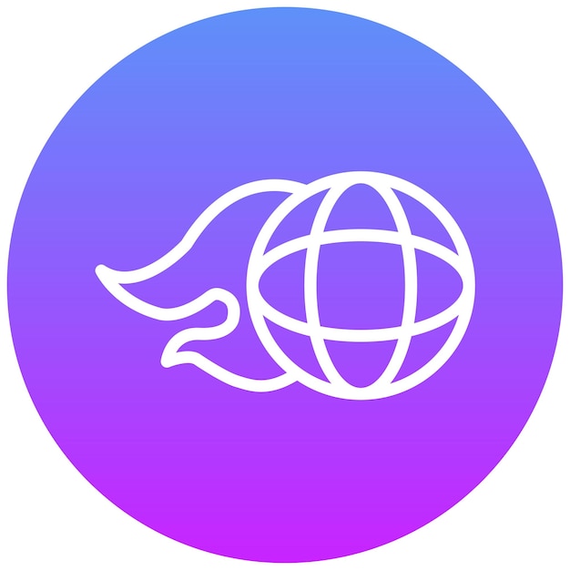 Ilustración del icono del vector de velocidad de red del conjunto de iconos de red