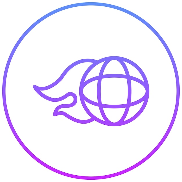 Ilustración del icono del vector de velocidad de red del conjunto de iconos de red