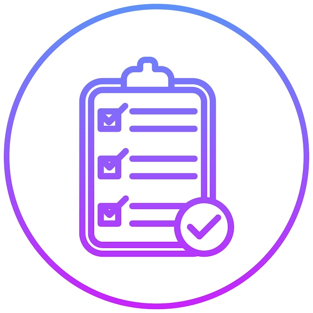 Ilustración del icono vectorial de acción correctiva del conjunto de iconos de garantía de calidad