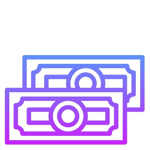 Ilustración del icono vectorial de activos fijos del conjunto de iconos de contabilidad