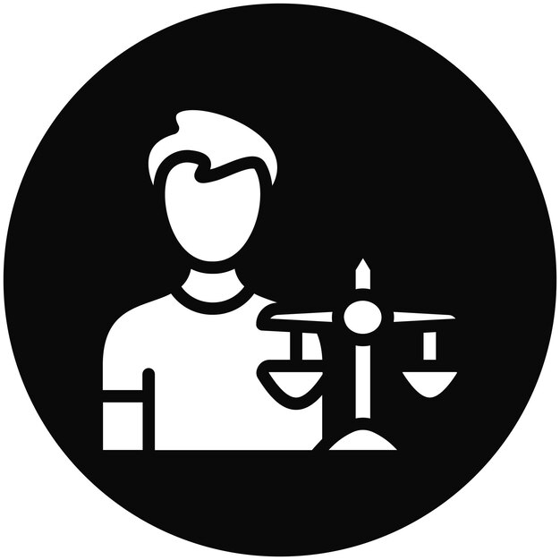Ilustración del icono vectorial del acto público de la protesta y la desobediencia civil