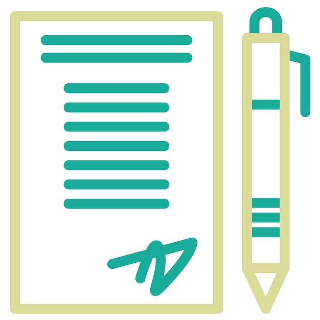 Ilustración del icono vectorial del acuerdo del conjunto de iconos de comunicaciones
