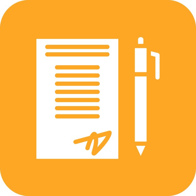 Ilustración del icono vectorial del acuerdo del conjunto de iconos de comunicaciones