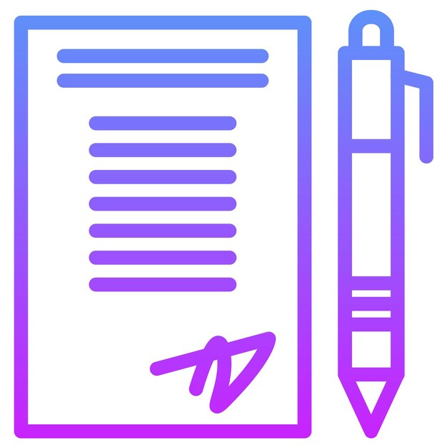 Ilustración del icono vectorial del acuerdo del conjunto de iconos de comunicaciones