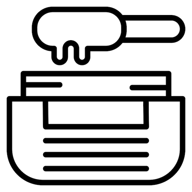 Ilustración del icono vectorial de After Shave del conjunto de iconos del salón de peluquería