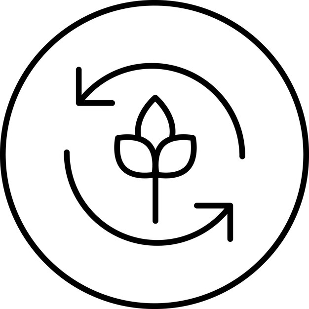 Ilustración del icono vectorial de agronomía del conjunto de iconos de agricultura