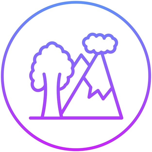 Ilustración de icono vectorial al aire libre del conjunto de iconos de estilos de vida