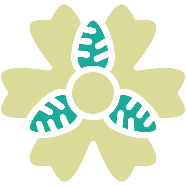 Ilustración del icono vectorial de Alstroemeria del conjunto de iconos de flores