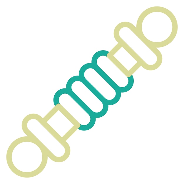 Ilustración del icono vectorial del amortiguador de choque del conjunto de iconos de reparación de automóviles