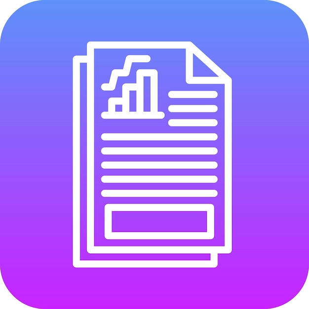 Ilustración del icono vectorial de análisis de deudas del conjunto de iconos de contabilidad