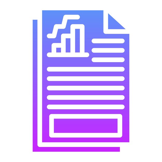 Ilustración del icono vectorial de análisis de deudas del conjunto de iconos de contabilidad