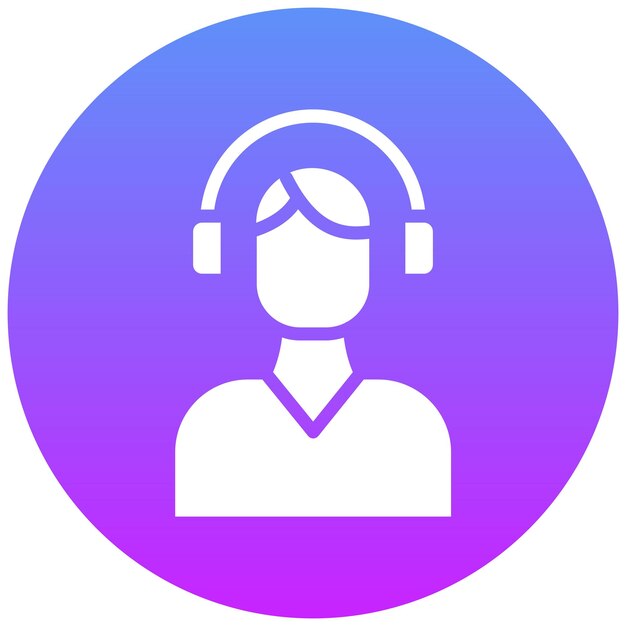 Ilustración del icono vectorial de apoyo del conjunto de iconos de liderazgo