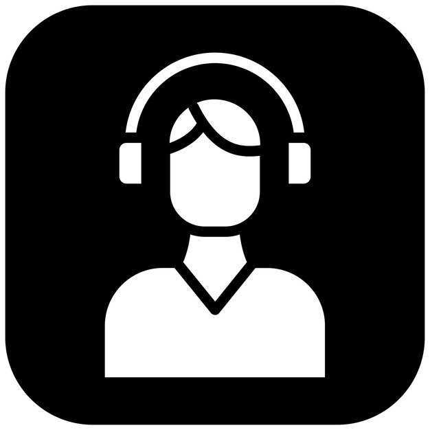 Ilustración del icono vectorial de apoyo del conjunto de iconos de liderazgo