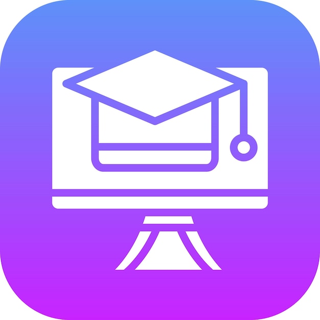 Ilustración del icono vectorial de aprendizaje del conjunto de iconos de aprendizaje