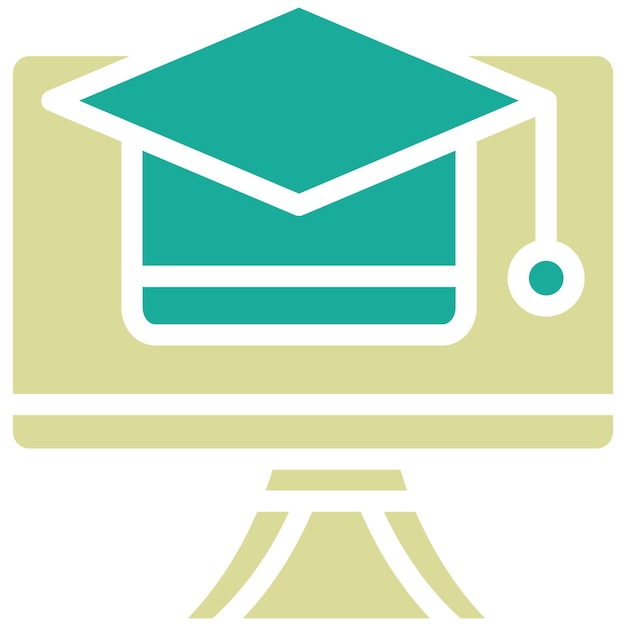 Ilustración del icono vectorial de aprendizaje del conjunto de iconos de aprendizaje