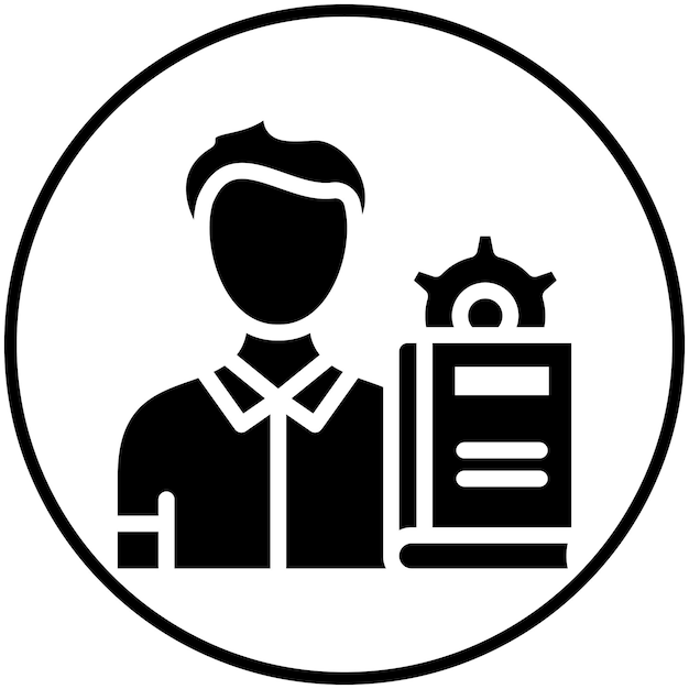 Ilustración del icono vectorial de aprendizaje del conjunto de iconos de capacitación empresarial