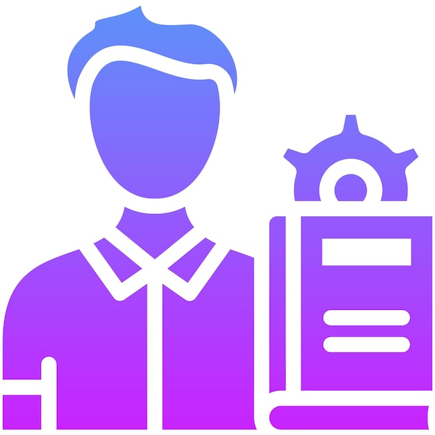 Ilustración del icono vectorial de aprendizaje del conjunto de iconos de capacitación empresarial